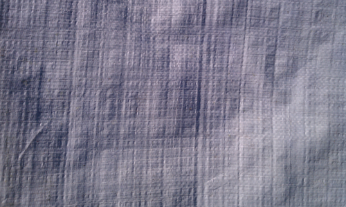 Woven polypropylene fabric tubing close-up Superadobe fabric zoom